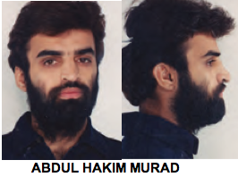 As reported first on my website, Abdul Hakim Murad, sentenced to life for the 1995 Bojinka plot to smuggle bombs onto U.S. airliners, was moved by the ... - Murad-mugshot-with-name